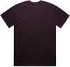 An image of a Custom AS Colour Mens Heavy Tee in Plum!