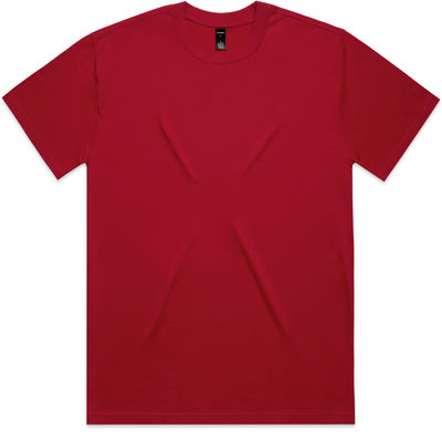 Am image of a Custom AS Colour Mens Heavy Tee in Red!