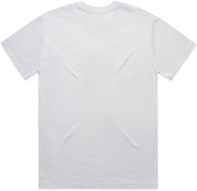 Am image of a Custom AS Colour Mens Heavy Tee in White!