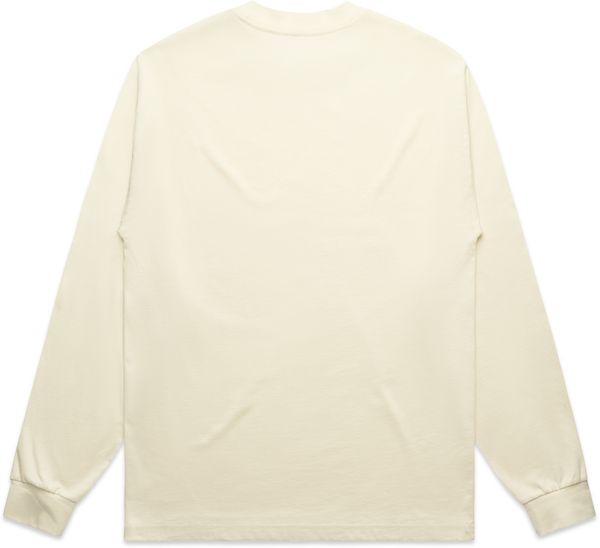 Am image of a Custom AS Colour Mens Heavy Crewneck LS in Butter!