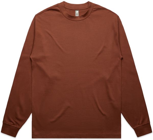 Am image of a Custom AS Colour Mens Heavy Crewneck LS in Clay!