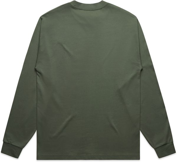 Am image of a Custom AS Colour Mens Heavy Crewneck LS in Cypress!