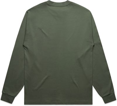 Am image of a Custom AS Colour Mens Heavy Crewneck LS in Cypress!