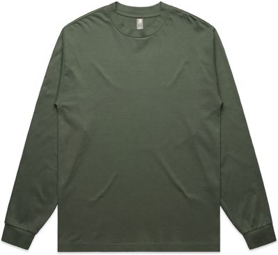 Am image of a Custom AS Colour Mens Heavy Crewneck LS in Cypress!