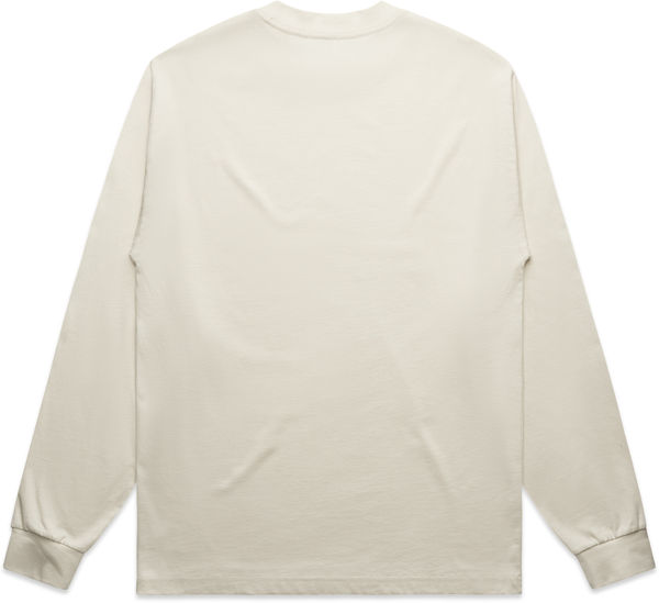 Am image of a Custom AS Colour Mens Heavy Crewneck LS in Ecru!