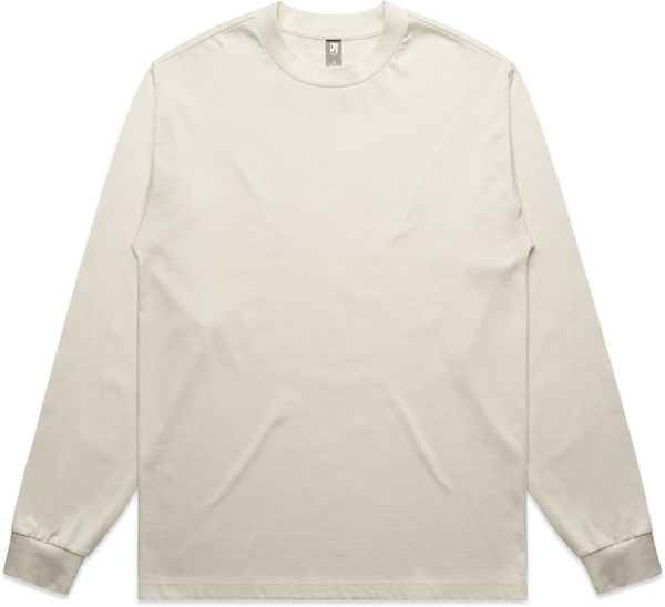 Am image of a Custom AS Colour Mens Heavy Crewneck LS in Ecru!