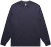 Am image of a Custom AS Colour Mens Heavy Crewneck LS in Midnight Blue!