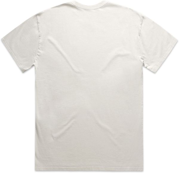 Am image of a Custom AS Colour Mens Heavy Faded Tee in Faded Bone!