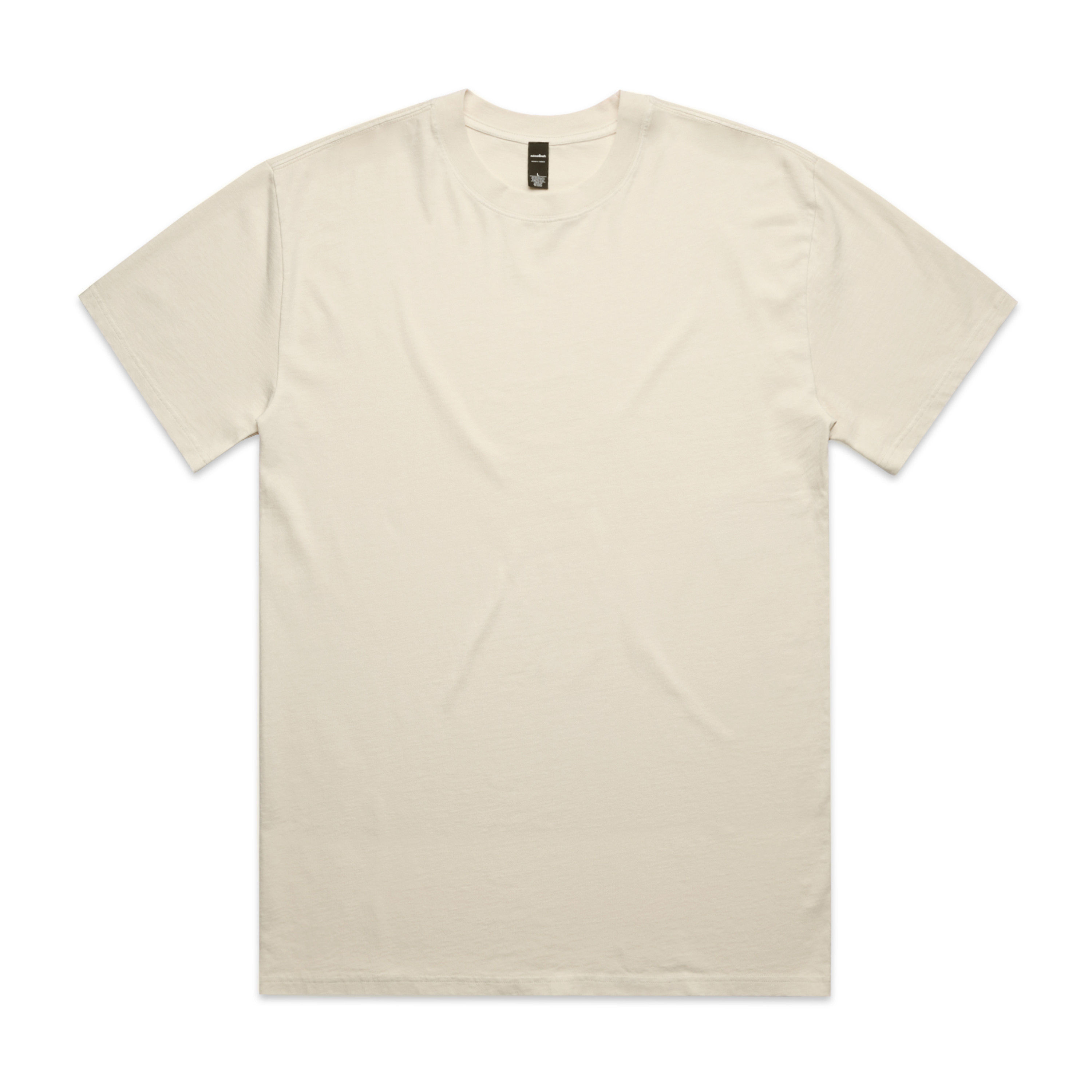 AS Colour Mens Heavy Faded Tee in Faded Ecru