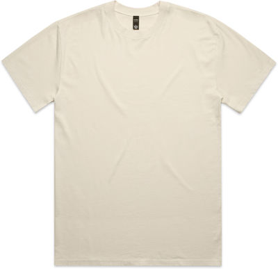 Am image of a Custom AS Colour Mens Heavy Faded Tee in Faded Ecru!