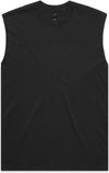 Am image of a Custom AS Colour Mens Heavy Faded Tank in Faded Black!