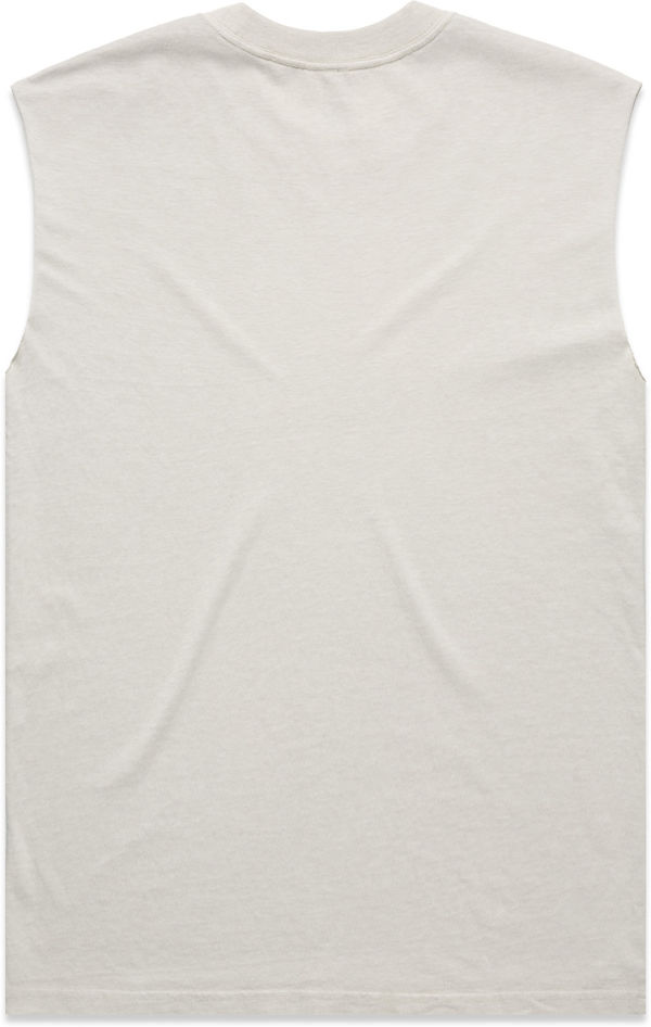 Am image of a Custom AS Colour Mens Heavy Faded Tank in Faded Bone!