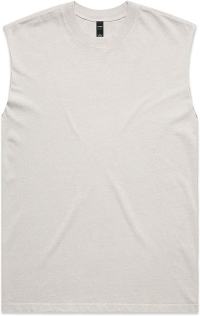 Am image of a Custom AS Colour Mens Heavy Faded Tank in Faded Bone!