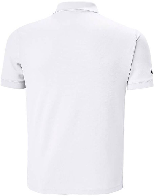 Am image of a Custom Helly Hansen Men's Riftline Polo in White!