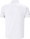 Am image of a Custom Helly Hansen Men's Riftline Polo in White!