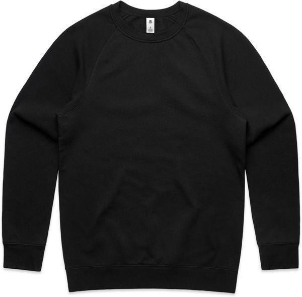 Am image of a Custom AS Colour Supply Crew in Black!
