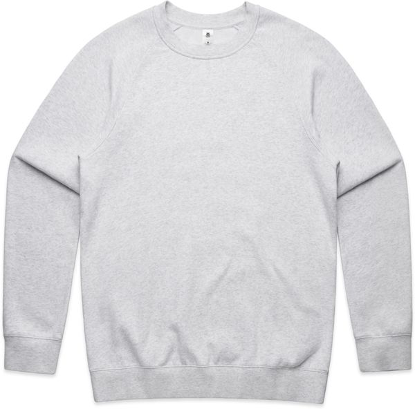Am image of a Custom AS Colour Supply Crew in White Heather!