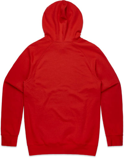 Am image of a Custom AS Colour Men's Supply Hood in Red!