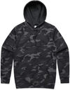 Am image of a Custom AS Colour Men's Stencil Camo Hood in Black Camo!