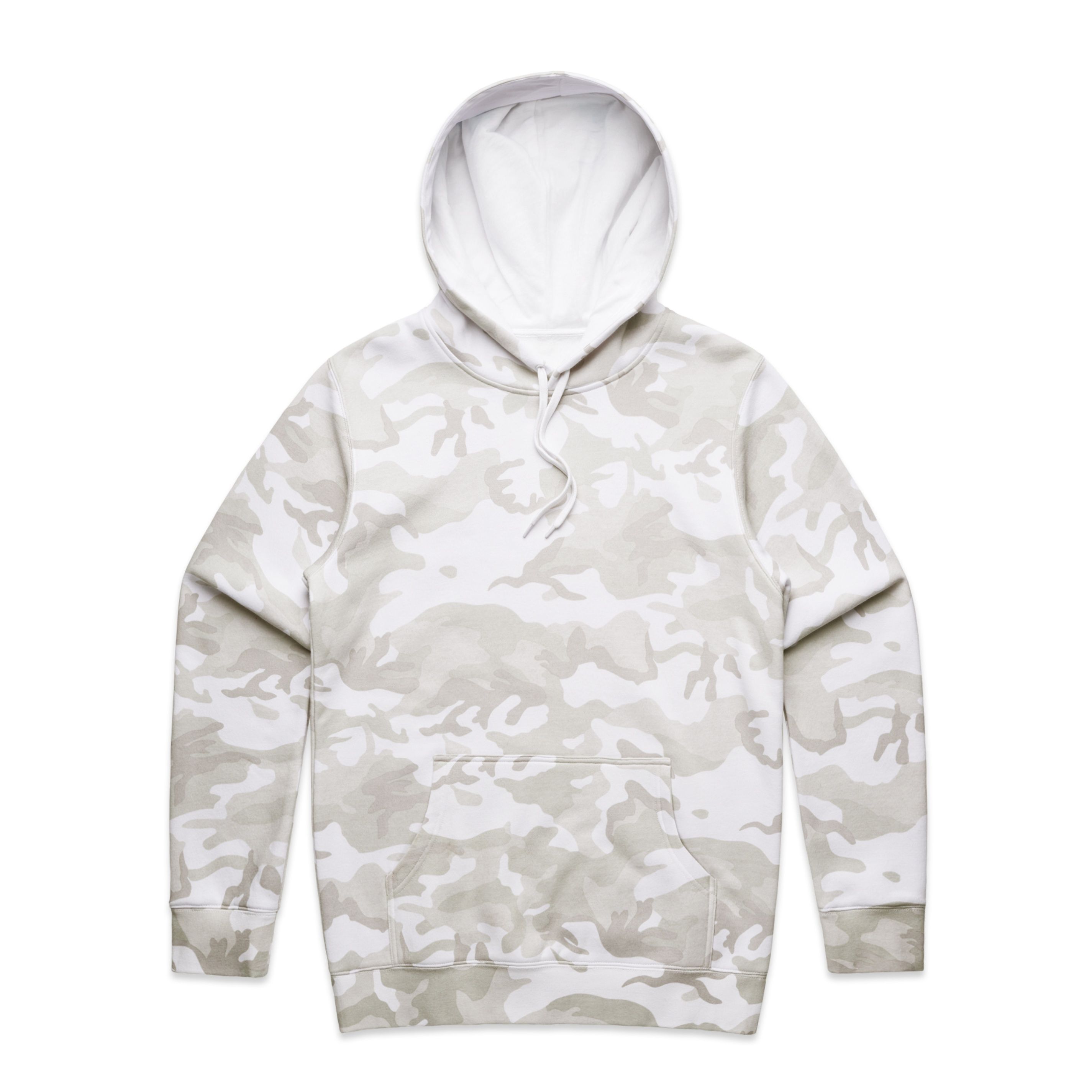 AS Colour Men's Stencil Camo Hood in White Camo