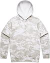 Am image of a Custom AS Colour Men's Stencil Camo Hood in White Camo!