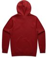 Am image of a Custom AS Colour Men's Stencil Hood in Cardinal!