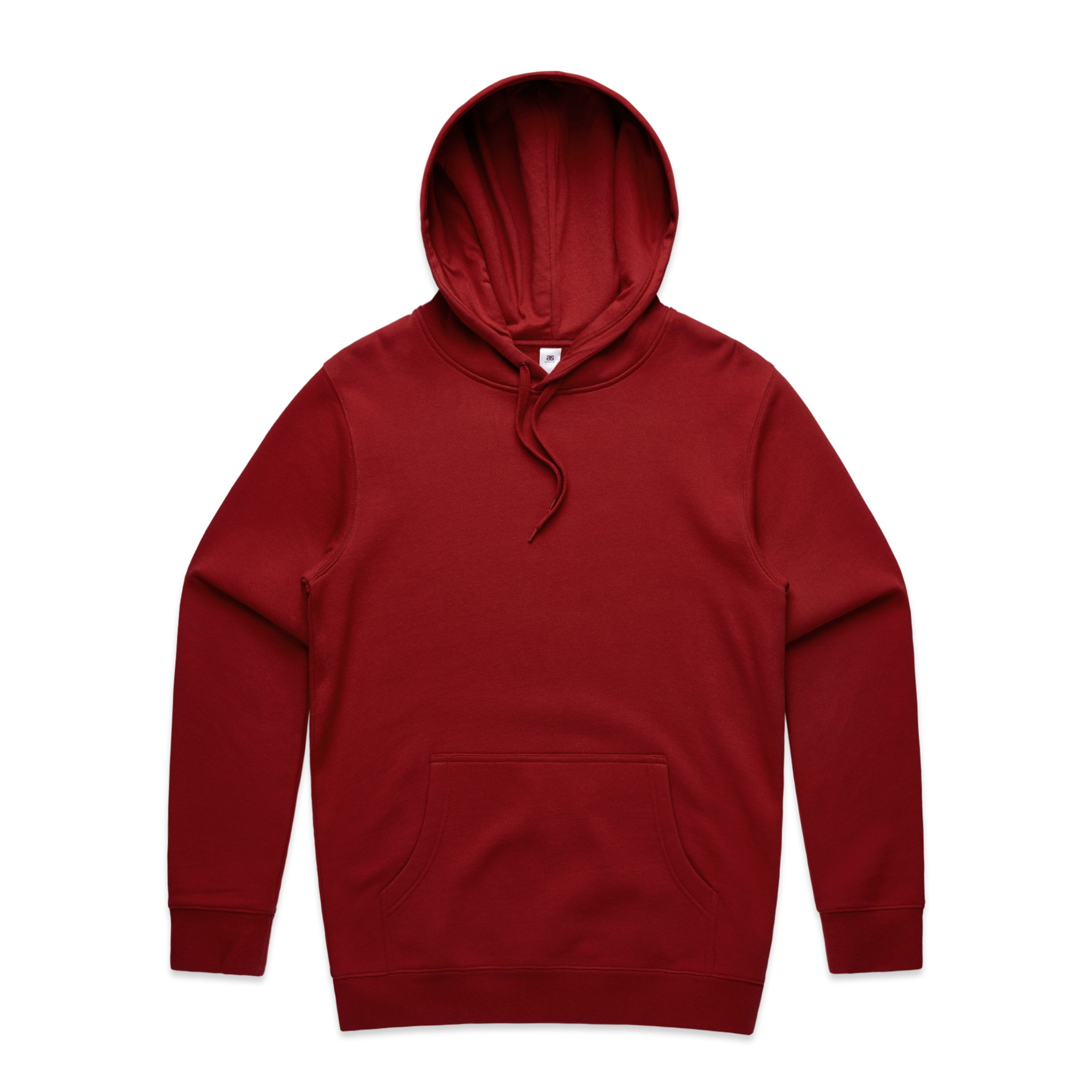 AS Colour Men's Stencil Hood in Cardinal