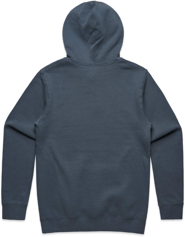 Am image of a Custom AS Colour Men's Stencil Hood in Petrol Blue!