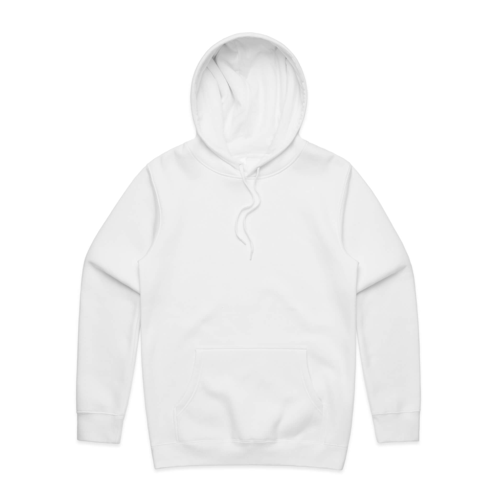AS Colour Men's Stencil Hood in White