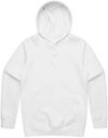 Am image of a Custom AS Colour Men's Stencil Hood in White!