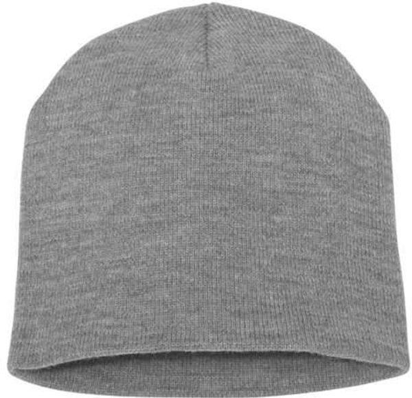 Am image of a Custom YP Classics Short Beanie in Heather!