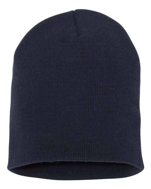 YP Classics Short Beanie in Navy