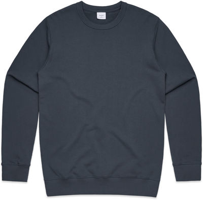 Am image of a Custom AS Colour Men's Premium Crew in Petrol Blue!