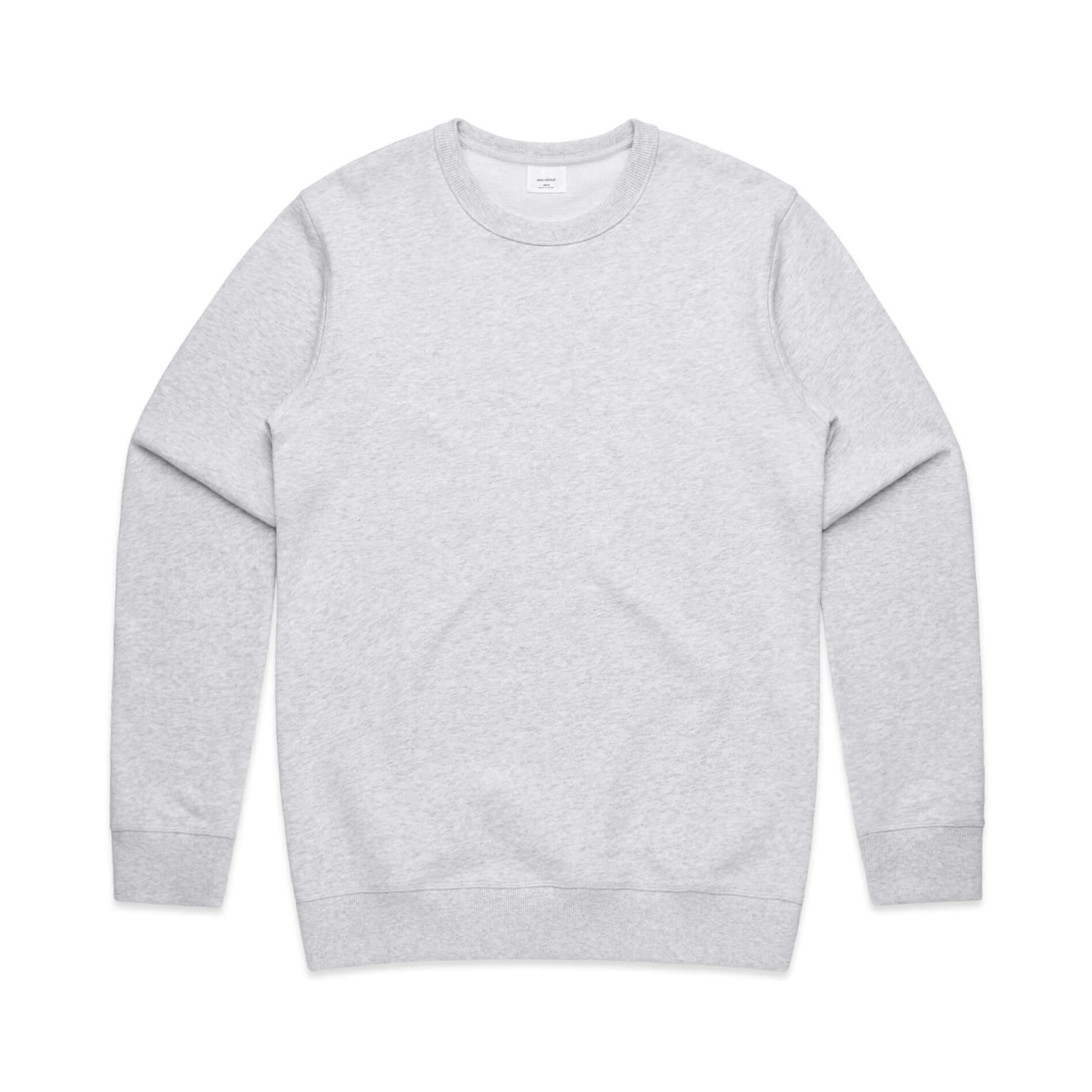 AS Colour Men's Premium Crew in White Heather