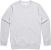 Am image of a Custom AS Colour Men's Premium Crew in White Heather!