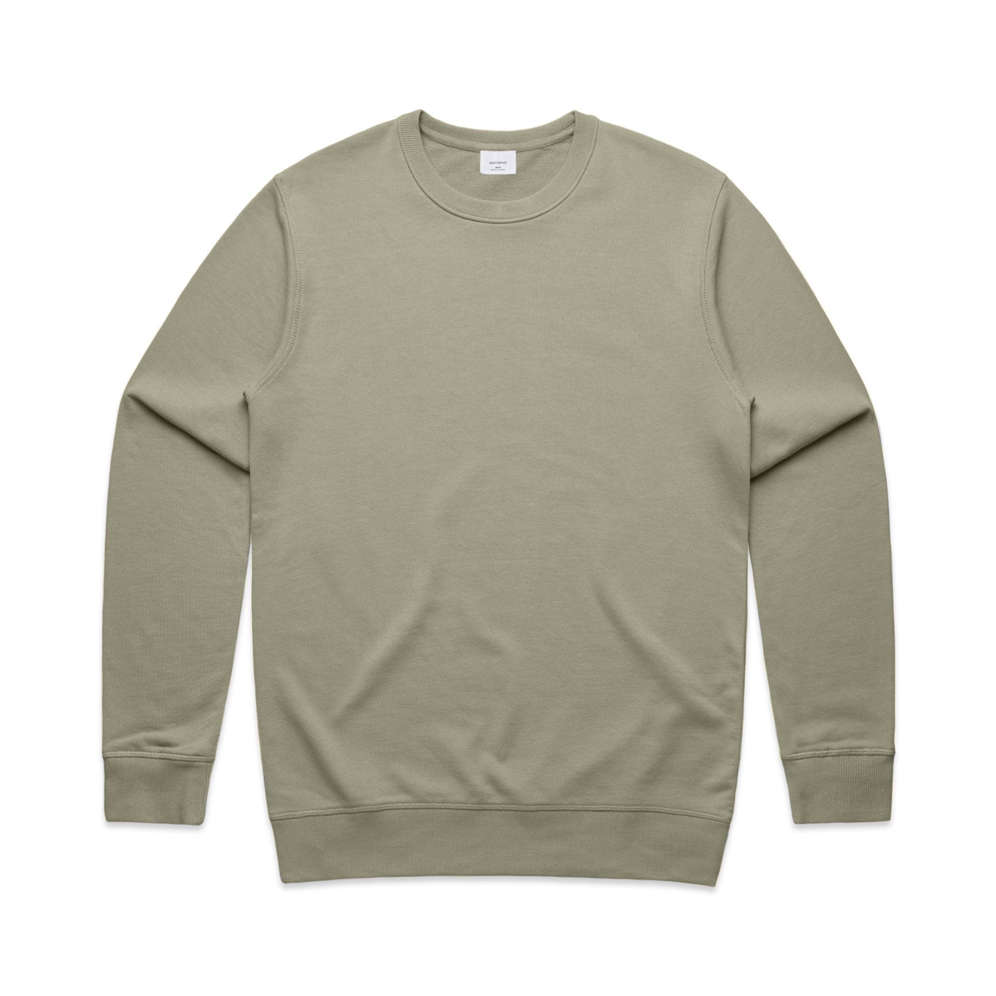 AS Colour Men's Premium Crew in Eucalyptus