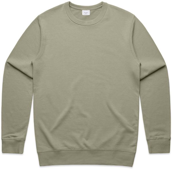 Am image of a Custom AS Colour Men's Premium Crew in Eucalyptus!
