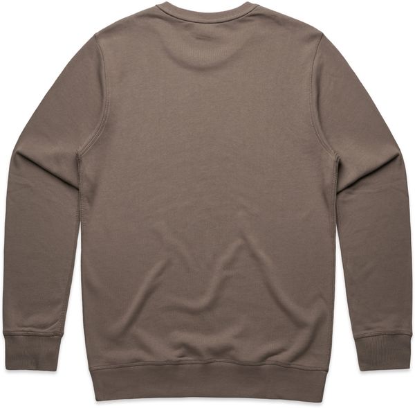 Am image of a Custom AS Colour Men's Premium Crew in Musk!