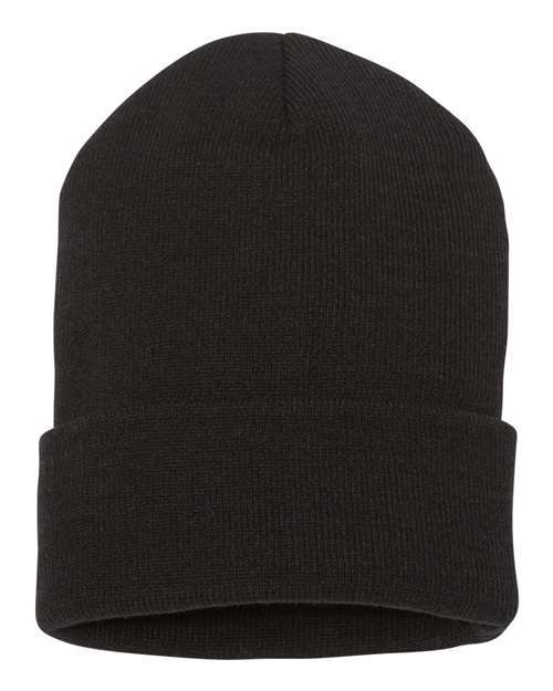 YP Classics Cuffed Beanie in Black