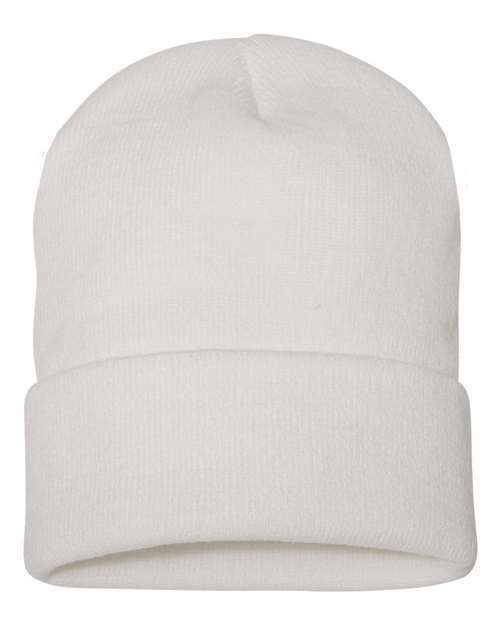 YP Classics Cuffed Beanie in White