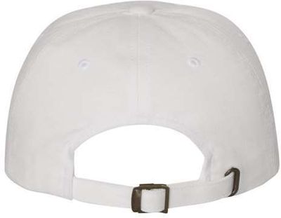 Am image of a Custom Yupoong Classic Dad's Cap in White!