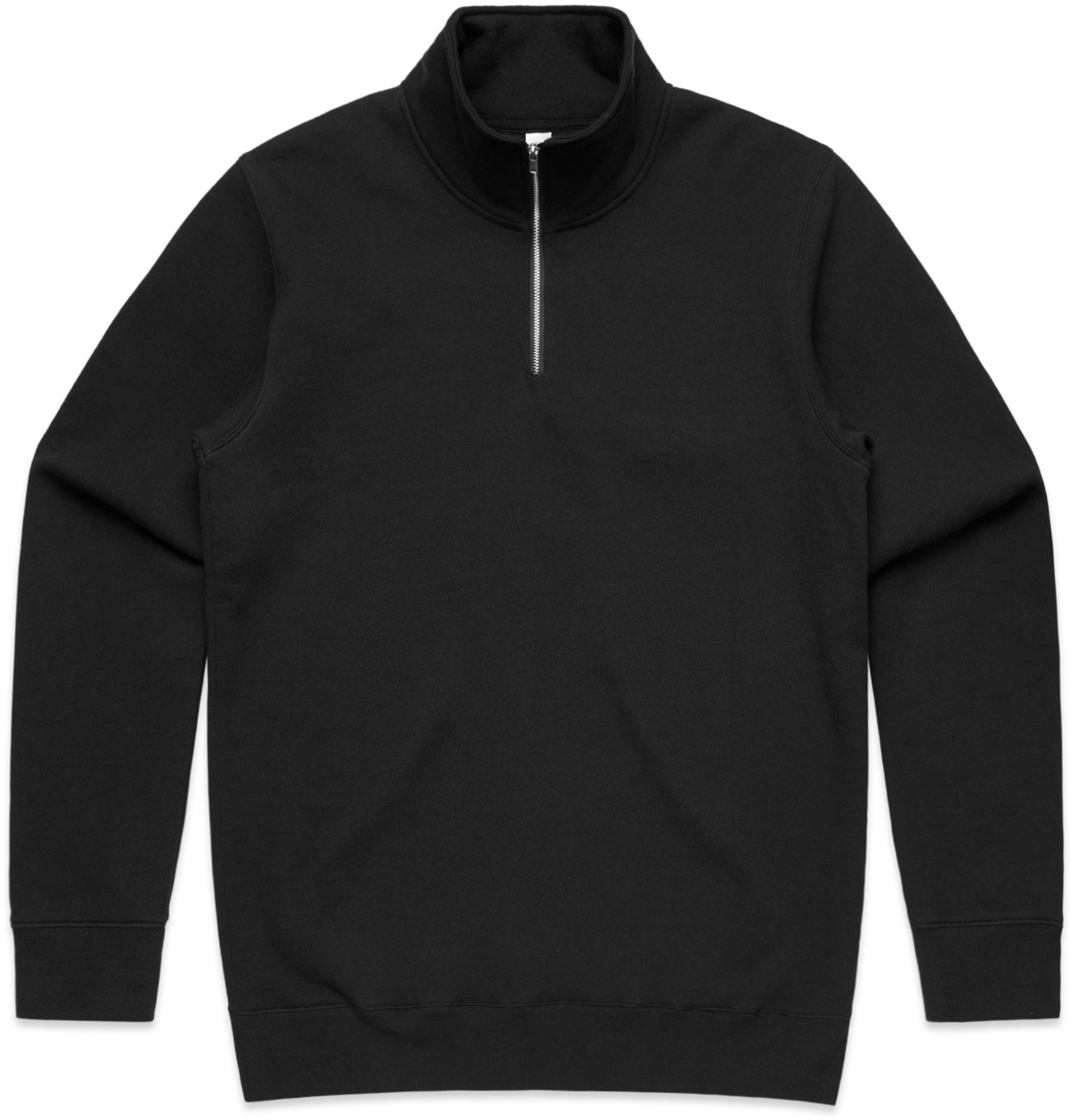 AS Colour Mens Stencil Half Zip in Black