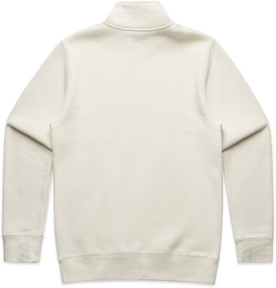 Am image of a Custom AS Colour Mens Stencil Half Zip in Ecru!