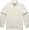 Am image of a Custom AS Colour Mens Stencil Half Zip in Ecru!