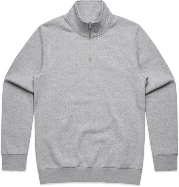 Am image of a Custom AS Colour Mens Stencil Half Zip in Athletic Heather!