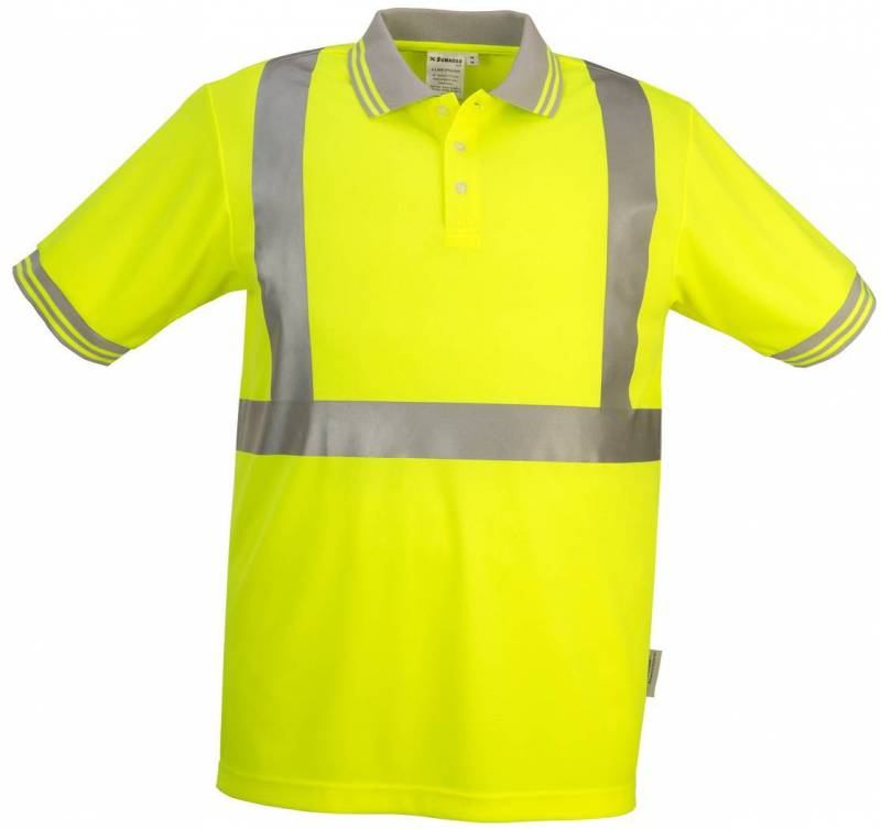 Sumaggo High Visibility Wicking Polo Shirt in Lime