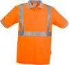Am image of a Custom Sumaggo High Visibility Wicking Polo Shirt in Orange!