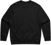 Am image of a Custom AS Colour Mens Heavy Crewneck in Black!