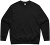 Am image of a Custom AS Colour Mens Heavy Crewneck in Black!