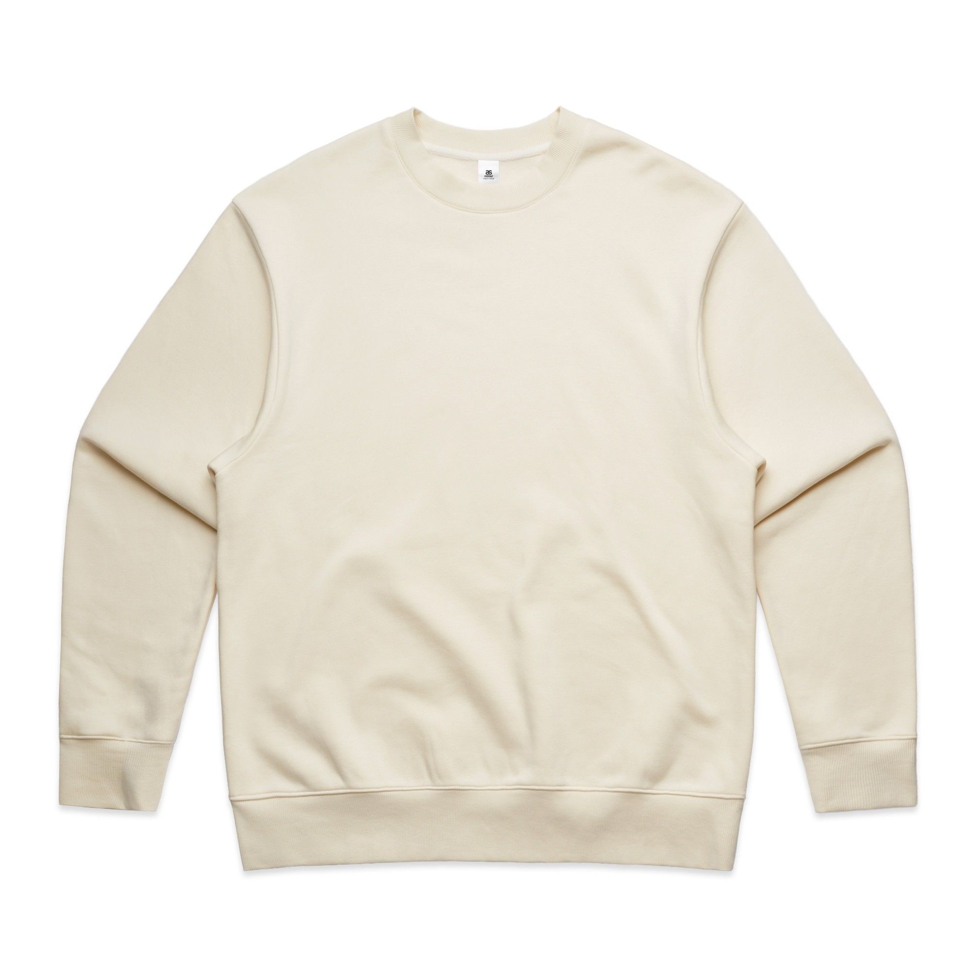 AS Colour Mens Heavy Crewneck in Ecru